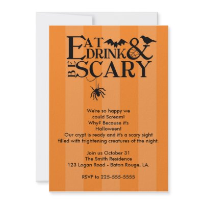 Halloween Party invitations