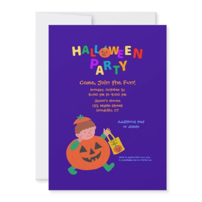 Halloween Party invitations