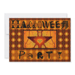 Halloween party invitation