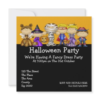 Halloween Party invitations