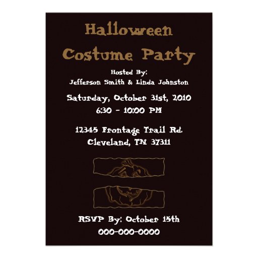 Halloween Party Invitation