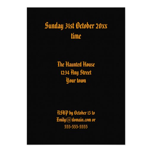 Halloween Party Invitation