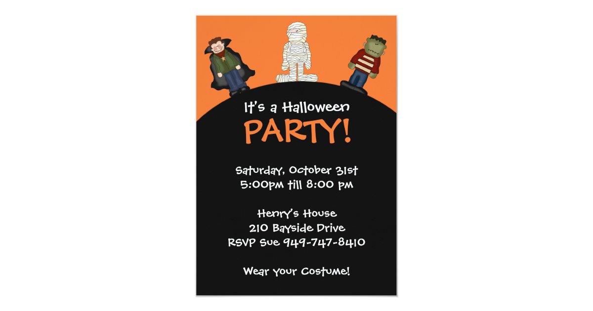 Halloween Party Invitation | Zazzle