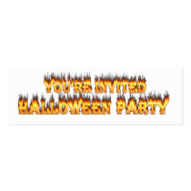 halloween party invitation business cards by ultraflames halloween party invitation business cards