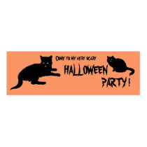 Halloween Party Invitation Business Cards