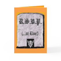 Halloween Party Invitation Card