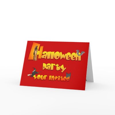 Halloween Party Invitation cards
