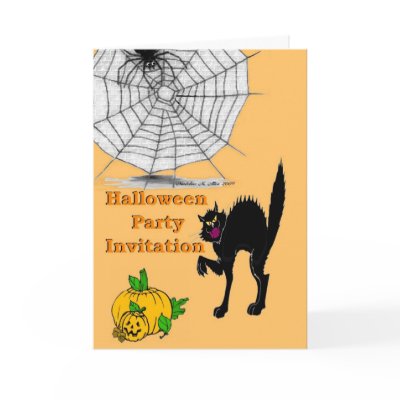 Halloween Party Invitation cards