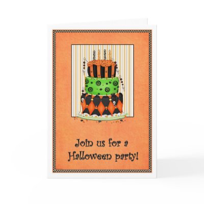 Halloween Party Invitation cards