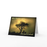 Halloween Party Invitation Card