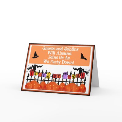 Halloween Party Invitation cards