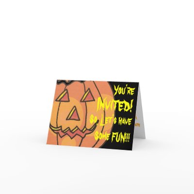 Halloween Party Invitation cards