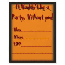 HALLOWEEN PARTY INVITATION flyers