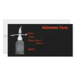 Halloween Party Invitation Ghost Tombstone Card photo cards