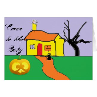 Halloween Party Invitation Greeting Cards
