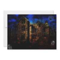 HALLOWEEN PARTY INVITATION - HAUNTED HOUSE