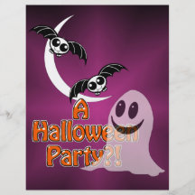 HALLOWEEN PARTY INVITATION PERSONALIZED FLYER