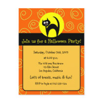 Halloween Party Invitation postcards