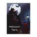 Halloween Party Invitation postcards
