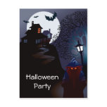 Halloween Party Invitation postcards