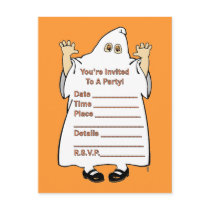 Halloween Party Invitation postcards