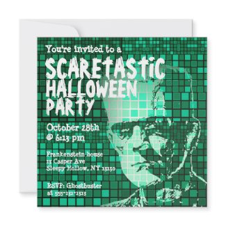 Halloween Party Invitation Scaretastic invitation