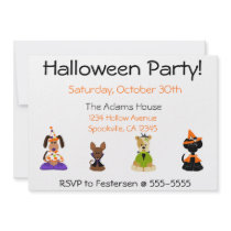 Halloween Party Invitations