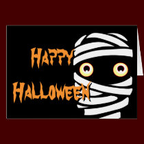 Halloween Party Invitations Custom Mummy Cards cards