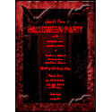 Halloween party invitations - customize template invitation