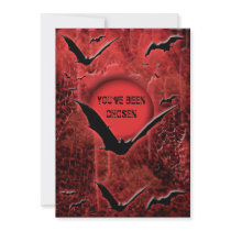 Halloween party invitations - customize template