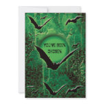 Halloween party invitations - customize template
