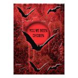 Halloween party invitations - customize template