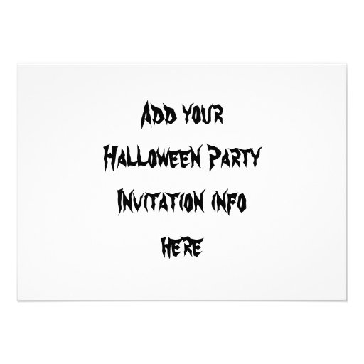 Halloween Party Invitations Jack o lanterns