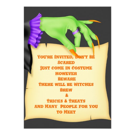 HALLOWEEN PARTY INVITATIONS Scary & Cute