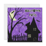 Halloween Party Invitations Spooky Haunted House