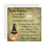 halloween party invitations spooky pumpkin  fun