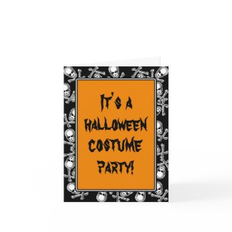 Halloween Party Invitations to Customize card
