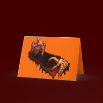 Halloween Party Invitations Zombie Horror Cards cards