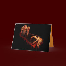 Halloween Party Invitations Zombie Horror Cards cards