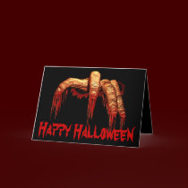 Halloween Party Invitations Zombie Horror Cards cards