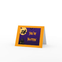 Halloween Party Invite Card by orglioness Halloween Party Invite Card