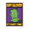 HALLOWEEN PARTY INVITE CARD postcards