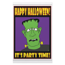 HALLOWEEN PARTY INVITE CARD stationery by MONSTERVISIONS HALLOWEEN PARTY INVITE CARD stationery
