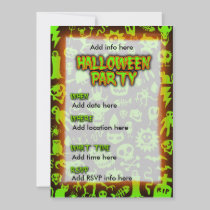 Halloween Party Invite invitations