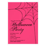 Halloween Party Invite - Spiderweb