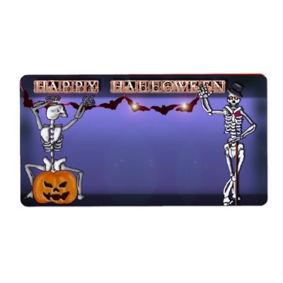 halloween party labels