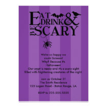 Halloween Party Personalized Announcement