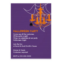 Halloween Party Personalized Invite