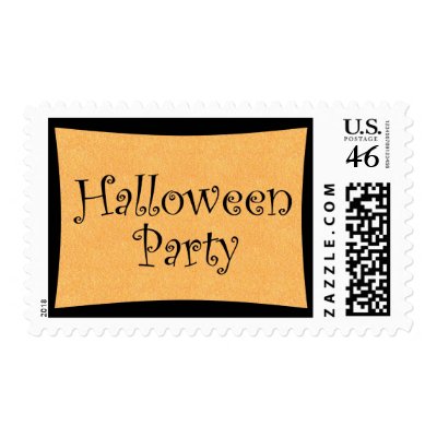 Halloween Party postage