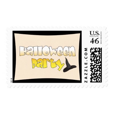 Halloween Party postage